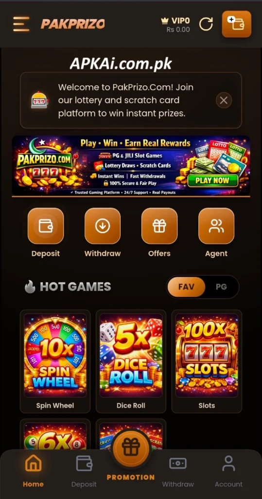 pakprizo game download